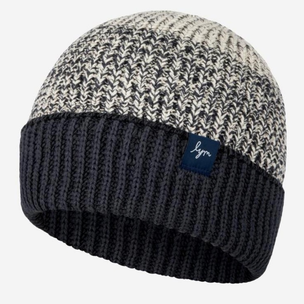 Brand New Dark Charcoal Ombre Lightweight Beanie